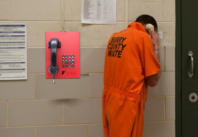 Inmate phone application